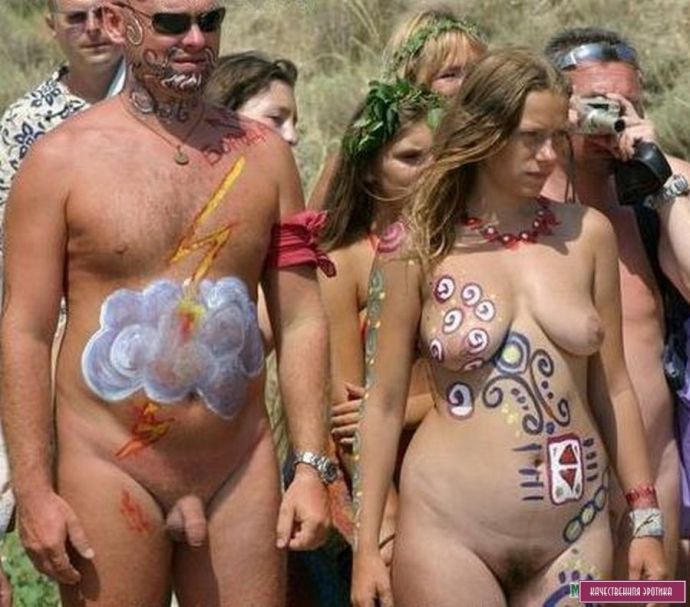 Бодиарт - Коллекция фотографий нудистов