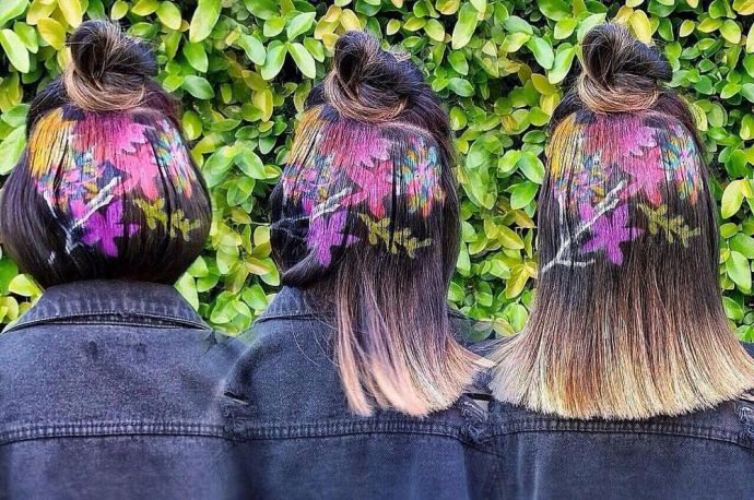 Новый тренд Instagram: #hairstencil