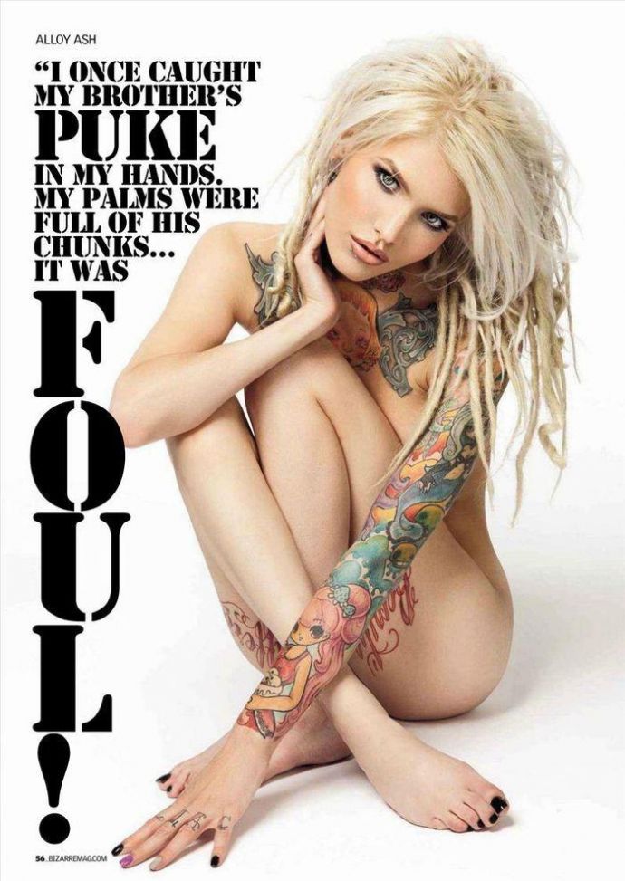 Модель месяца Alloy Ash - Bizarre March 2012