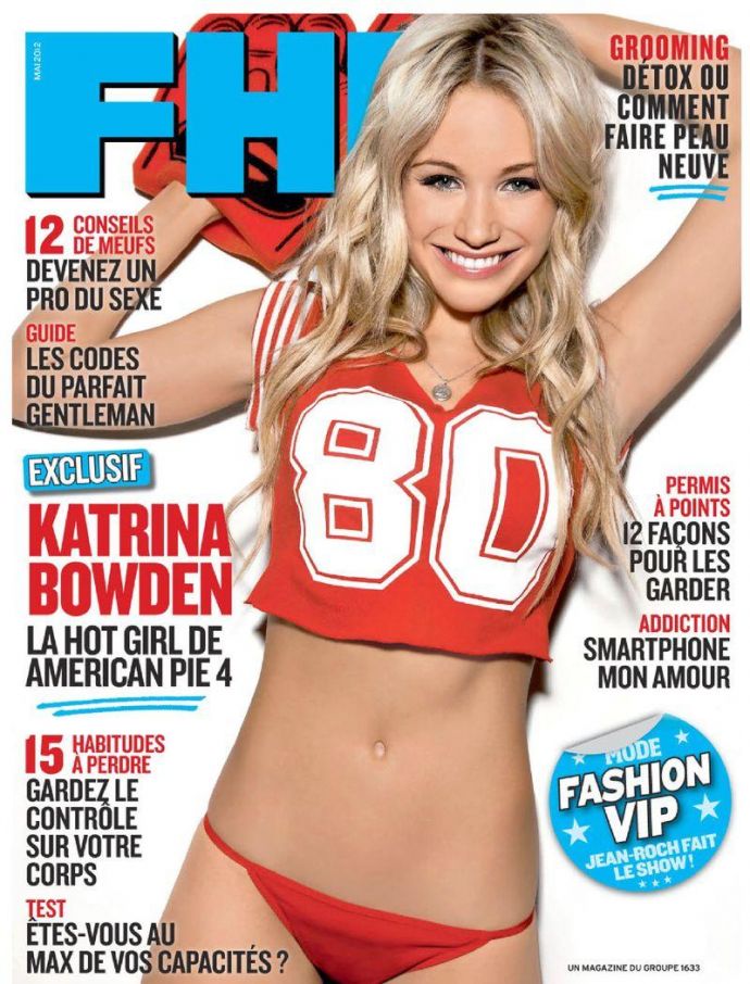 Откровенная Katrina Bowden - FHM May 2012 France