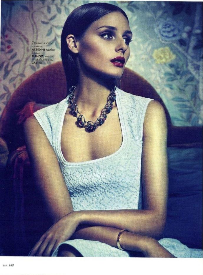Голая звезда Olivia Palermo (Оливия Палермо) - Elle Апрель 2012