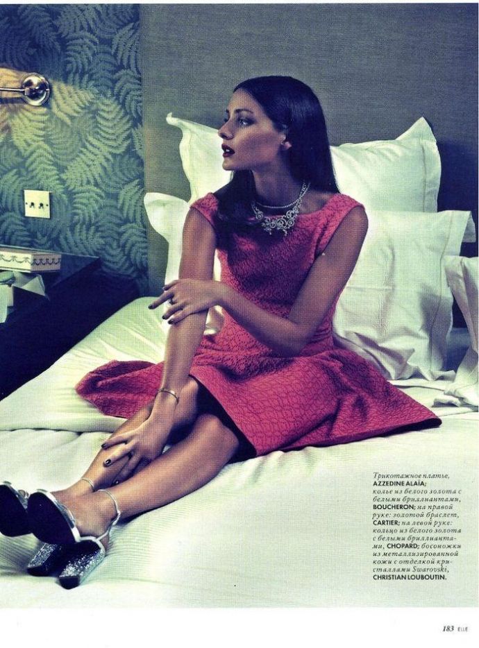 Голая звезда Olivia Palermo (Оливия Палермо) - Elle Апрель 2012