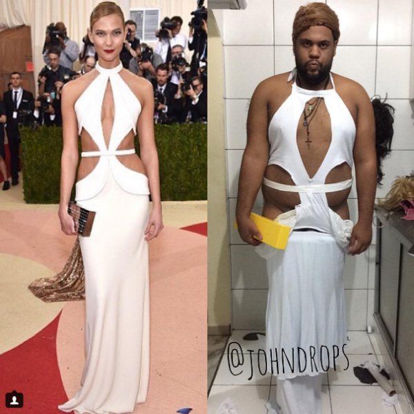 Тролль, который примеряет на себя наряды знаменитостей Тролль, который примеряет на себя наряды знаменитостей