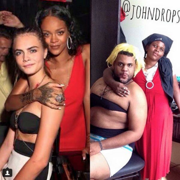 Тролль, который примеряет на себя наряды знаменитостей Тролль, который примеряет на себя наряды знаменитостей