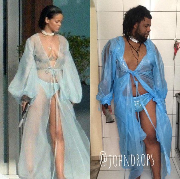 Тролль, который примеряет на себя наряды знаменитостей Тролль, который примеряет на себя наряды знаменитостей