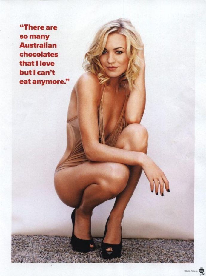 Секси Yvonne Strahovski - Maxim March 2012