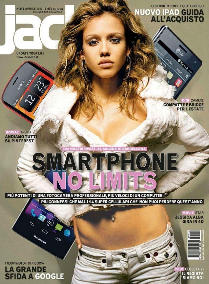 Богиня эротики Jessica Alba - Jack April 2012