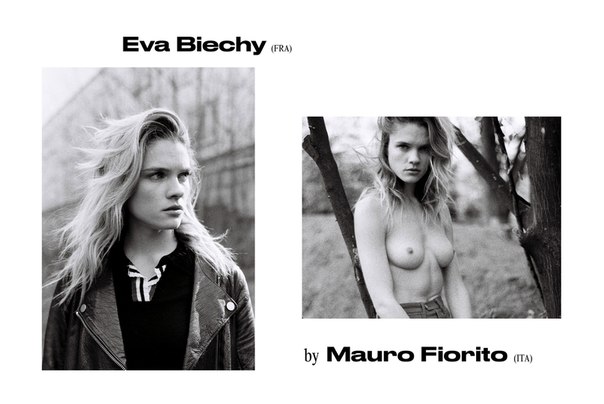 Ева Биши (Eva Biechy) топлес в журнале