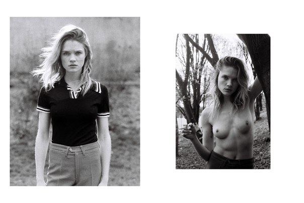 Ева Биши (Eva Biechy) топлес в журнале