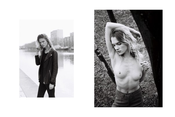 Ева Биши (Eva Biechy) топлес в журнале