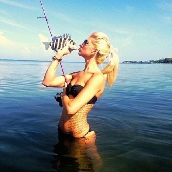 Сексуальные рыбачки