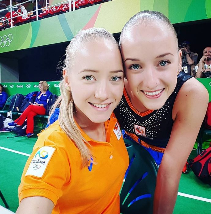 Близняшки-гимнастки Веверс из Нидерландов