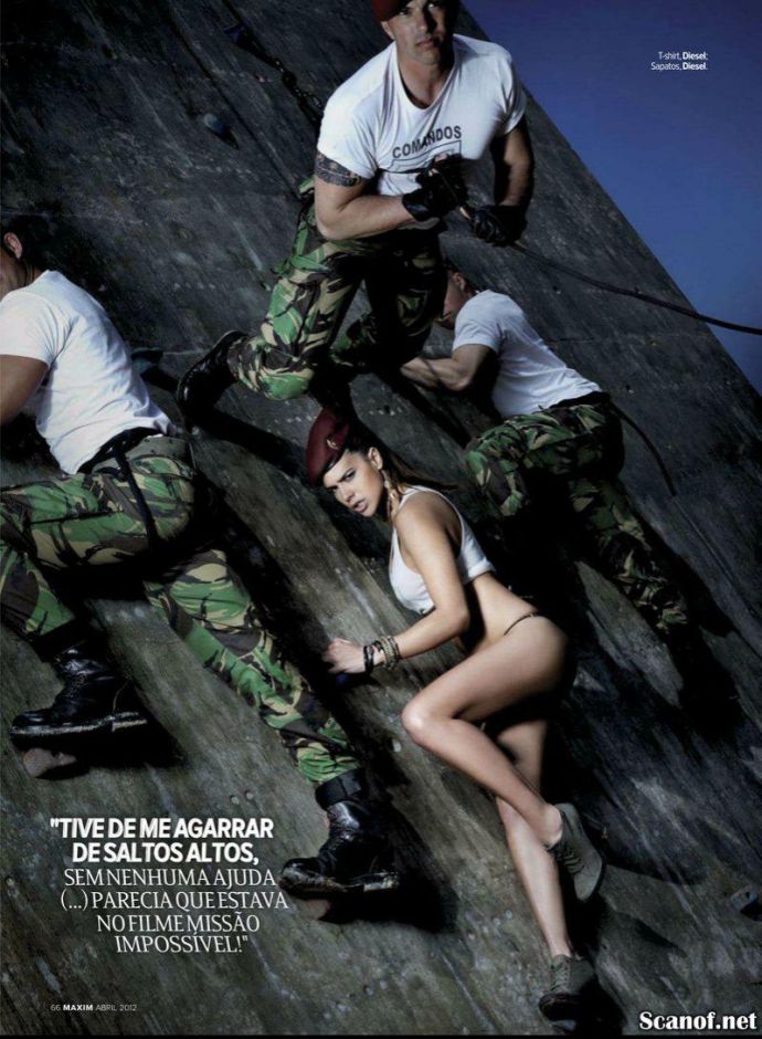 Богиня эротики Adriane Garcia - Maxim April 2012 Portugal