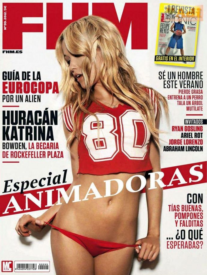 Обнаженная Katrina Bowden - FHM June 2012 Spain