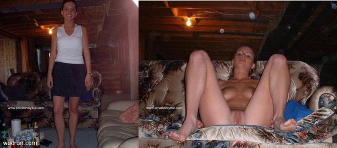 Одетые и сразу раздетые дамочки