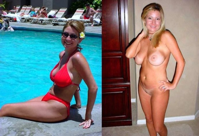 Одетые и сразу раздетые женщины