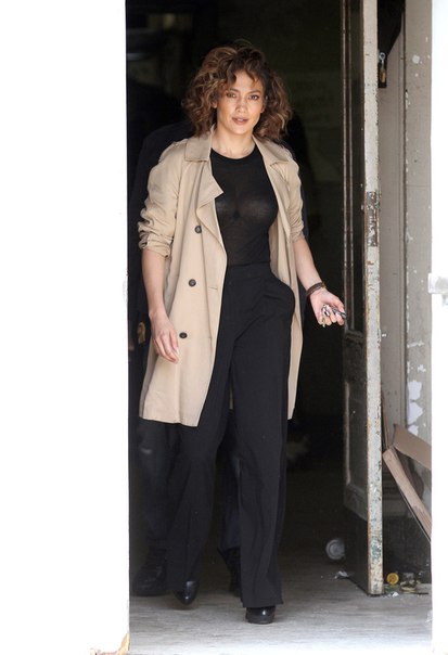 Дженнифер Лопес на съемках ''Shades of Blue''