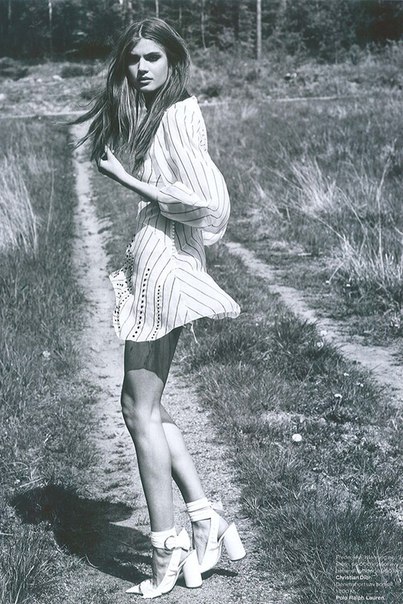 Фредерика Винтер в журнале Plaza Швеция