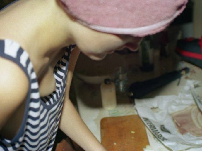 Голые домохозяйки на кухне