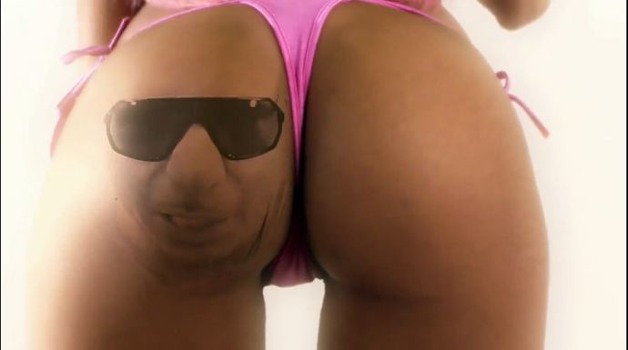 Упругие ляшки в горячем рэп клипе