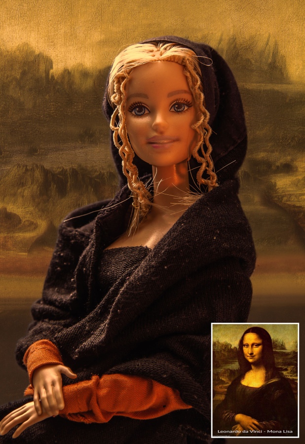 Барби в искусстве. Очередная хрень в обществе.