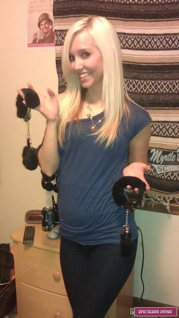 Домашние фото одной блондинки