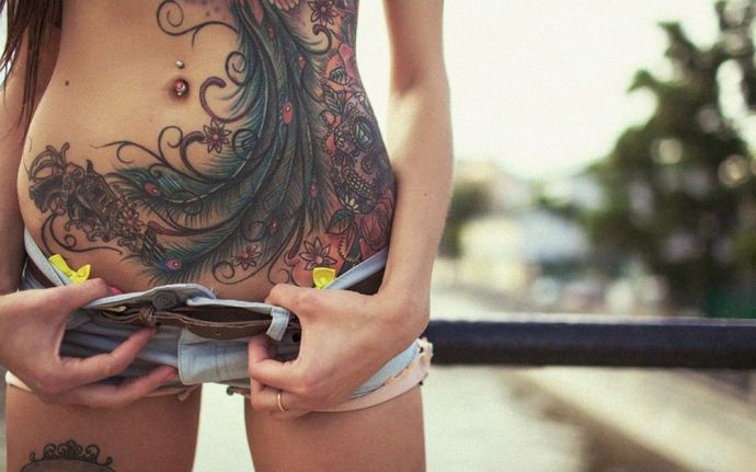 Фото татуированных девушек из инстаграмм