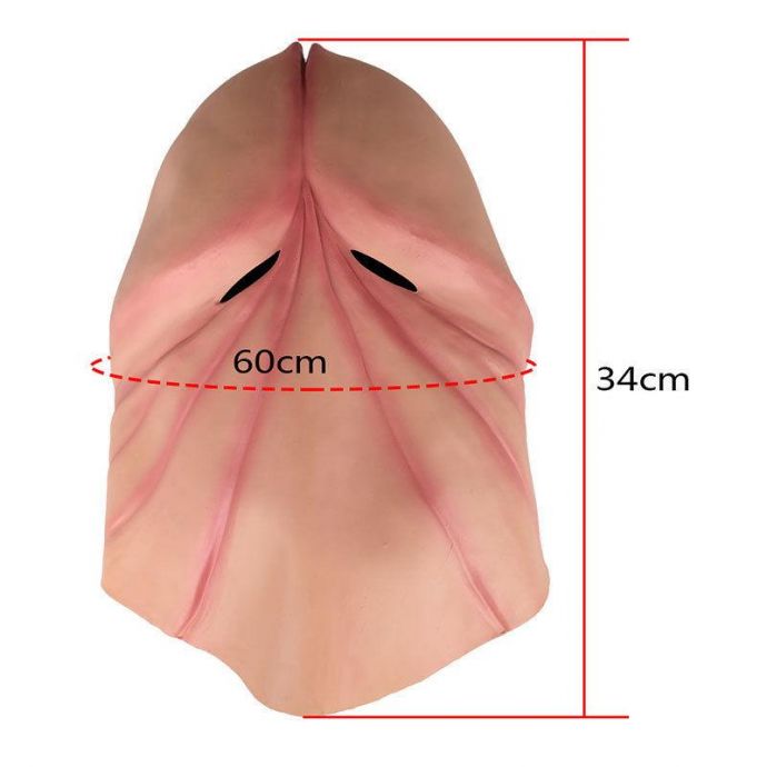 Маска в виде головки члена