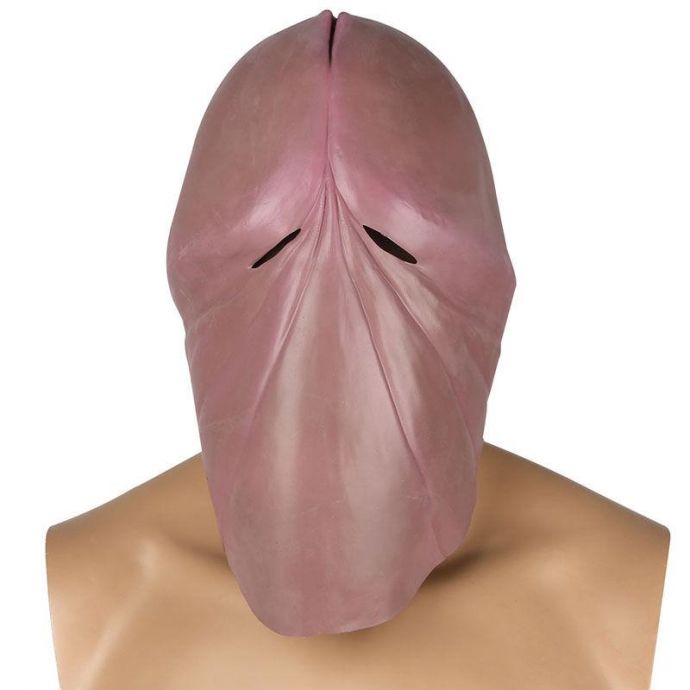 Маска в виде головки члена