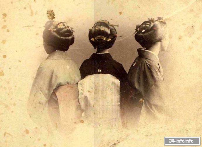 Прическа гейши: японская укладка волос