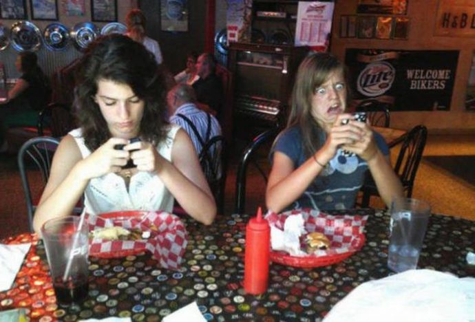 Девушки и гаджеты 2016 года