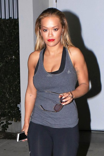 Rita Ora после тренировки в Лос-Анджелесе