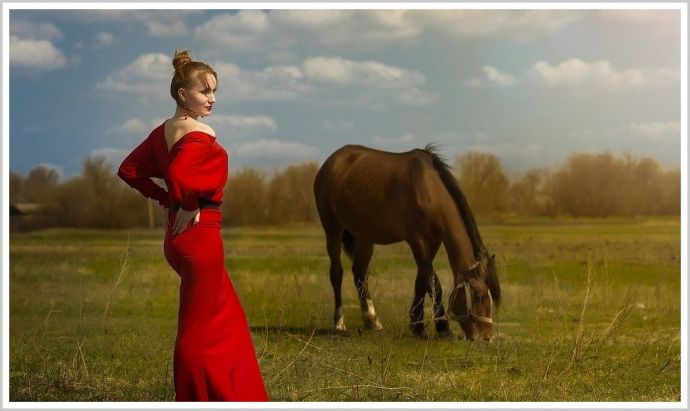 Откровенные снимки с конями и с милыми девушками