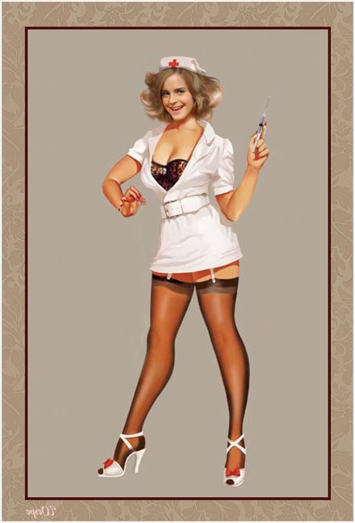 Сексапильные медсестры в униформе показывают упругие задницы