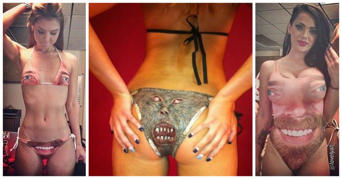 Такие ужасные купальники еще надо поискать