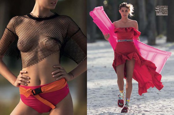 Надя Бендер в журнале Marie Claire Италия (июль 2017)