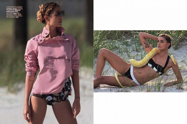 Надя Бендер в журнале Marie Claire Италия (июль 2017)