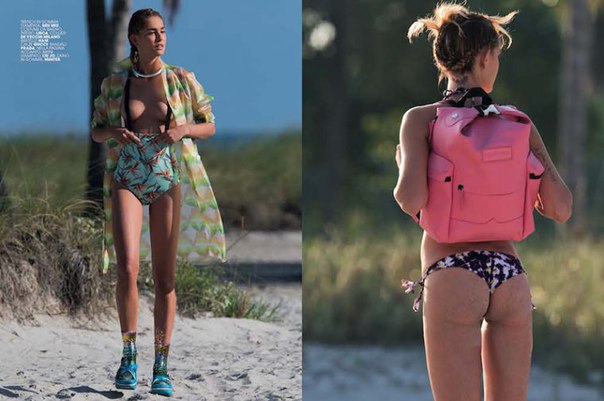 Надя Бендер в журнале Marie Claire Италия (июль 2017)