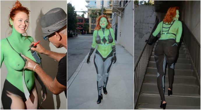 Боди-арт от красотки Мейтленд Уорд