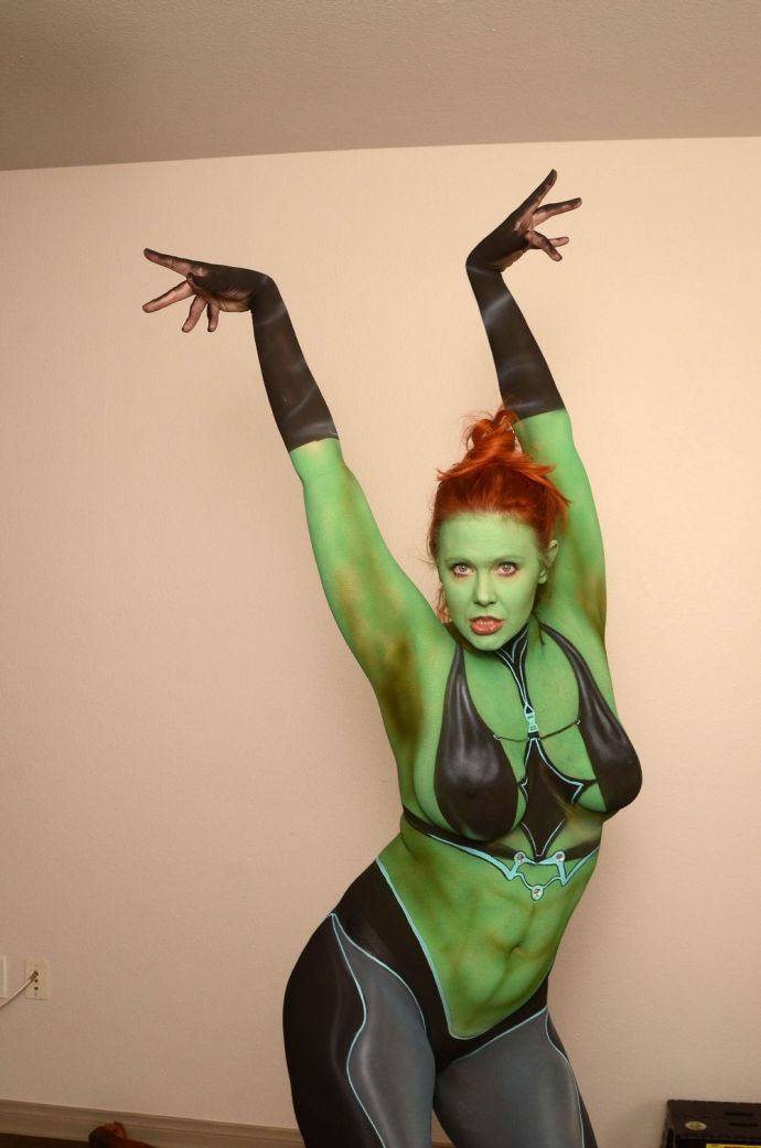 Боди-арт от красотки Мейтленд Уорд