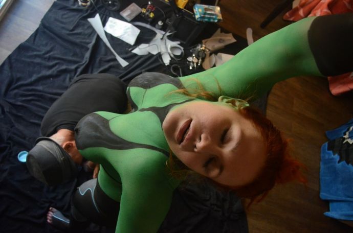 Боди-арт от красотки Мейтленд Уорд