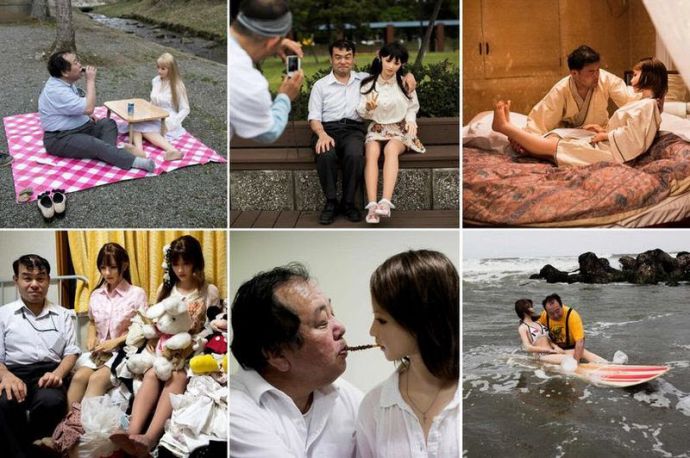 Японские мужчины все чаще предпочитают резиновых женщин