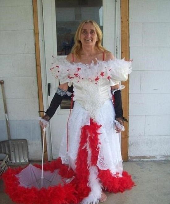 Странные и необычные свадебные платья