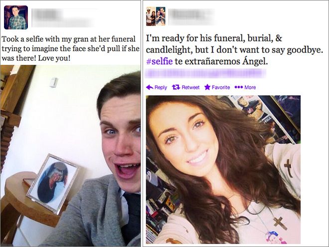 Пик маразма и беспринципности - селфи на похоронах Пик маразма и беспринципности - селфи на похоронах