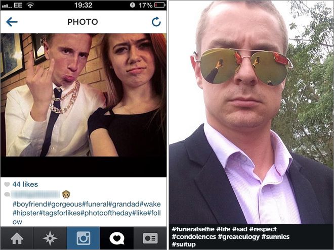 Пик маразма и беспринципности - селфи на похоронах Пик маразма и беспринципности - селфи на похоронах