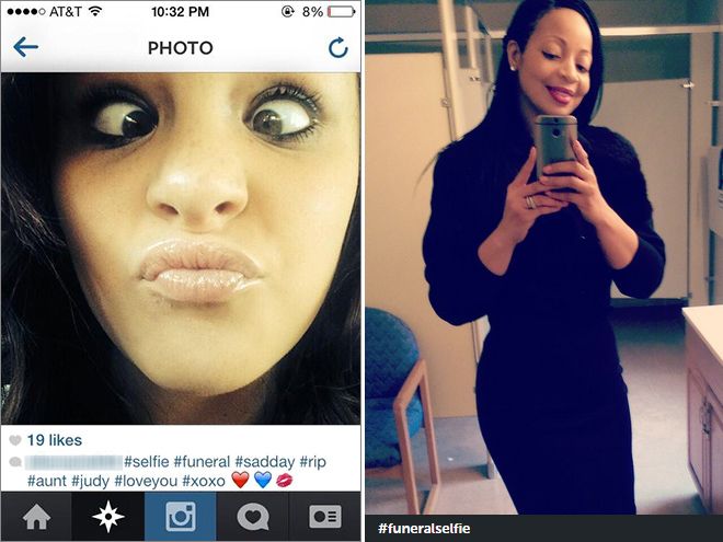 Пик маразма и беспринципности - селфи на похоронах Пик маразма и беспринципности - селфи на похоронах