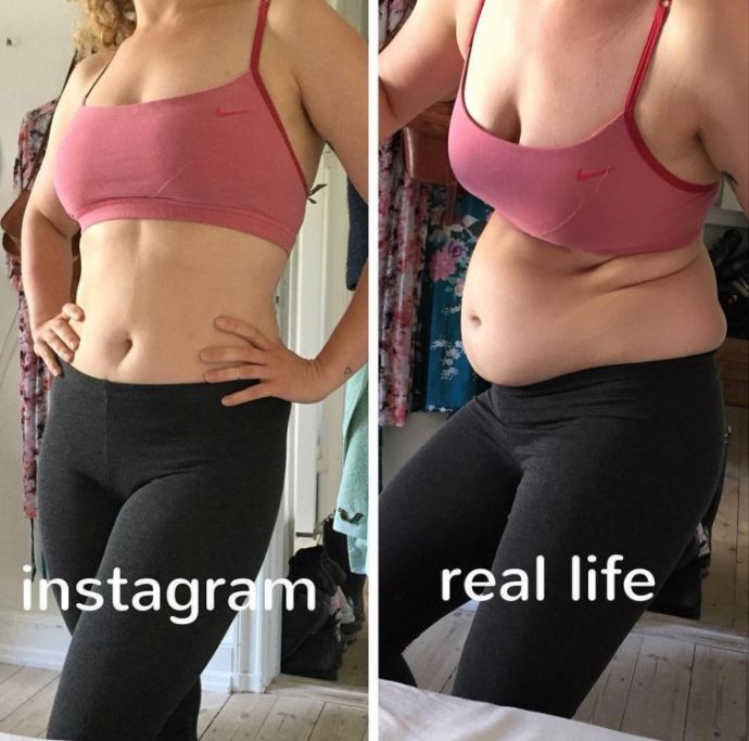 20 фотографий доказывающих, что не стоит завидовать идеальным телам из инстаграма