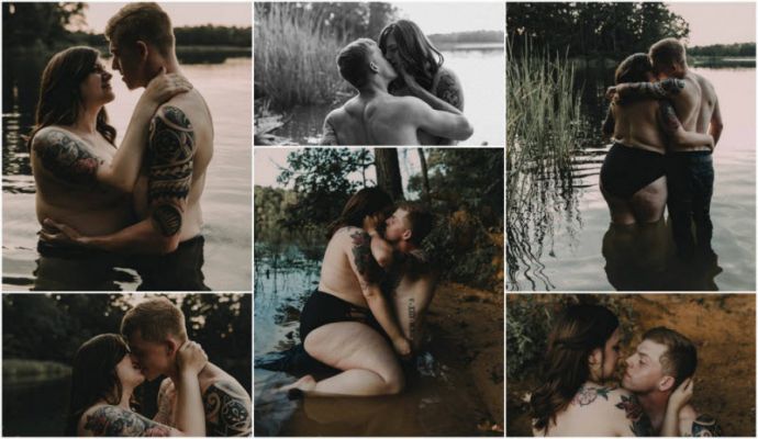 Фотосессия пары стала вирусной в сети