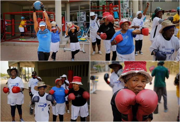 Бабушки-боксерши из Южной Африки