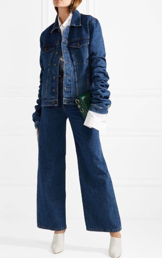 Стильный джинсовый костюмчик для буйных девушек